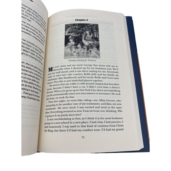 Chamique On Family Focus and Basketball 2000 First Edition Book Signed Scribner - Picture 7 of 8